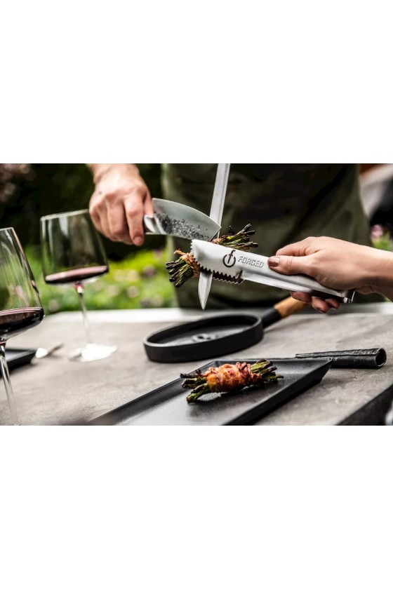 Forged Churrasco RVS serveertangen 4-delig