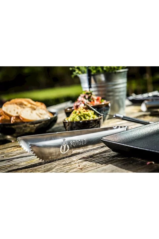 Forged Churrasco RVS serveertangen 4-delig