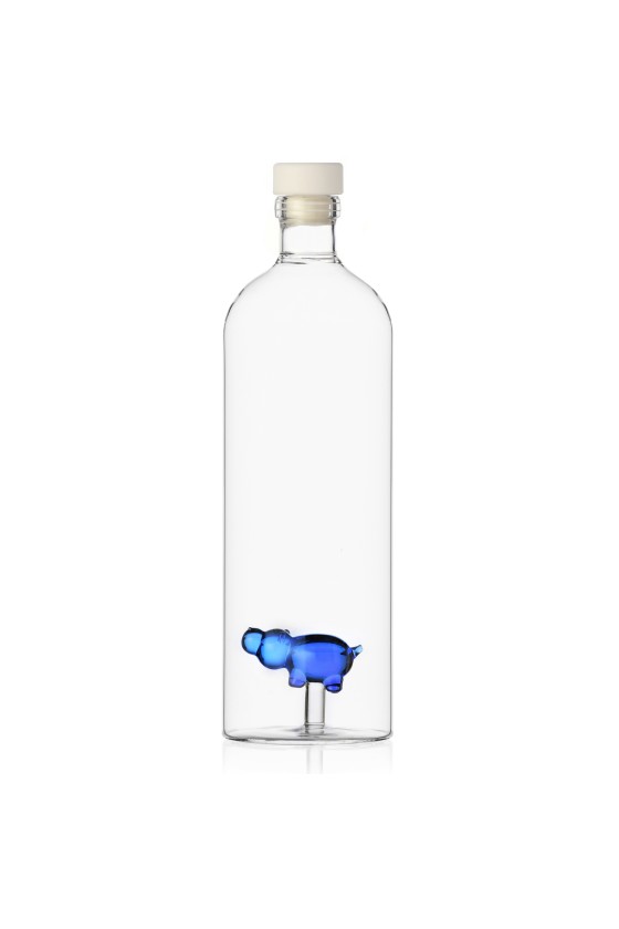 Ichendorf Animal Farm Fles Blauw Nijlpaard