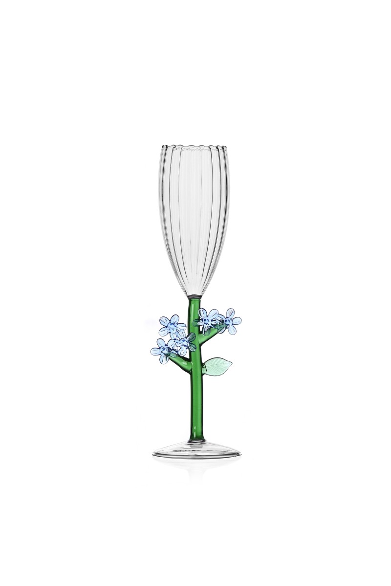 Ichendorf Botanica Glas met Lichtblauwe Bloem