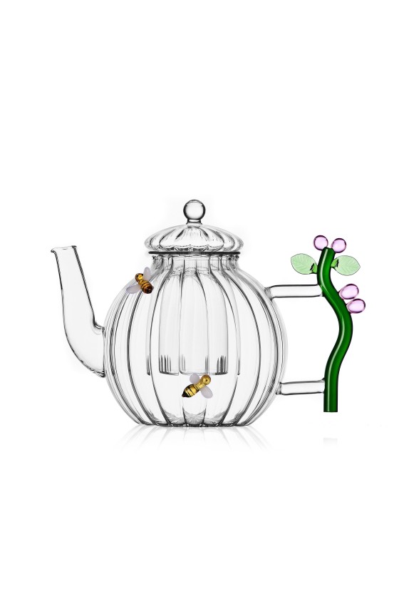 Ichendorf Botanica Teapot with Pink Flower and Bee