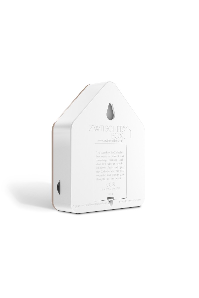 Relaxound Zwitscherbox Vogelhuisje Taupe