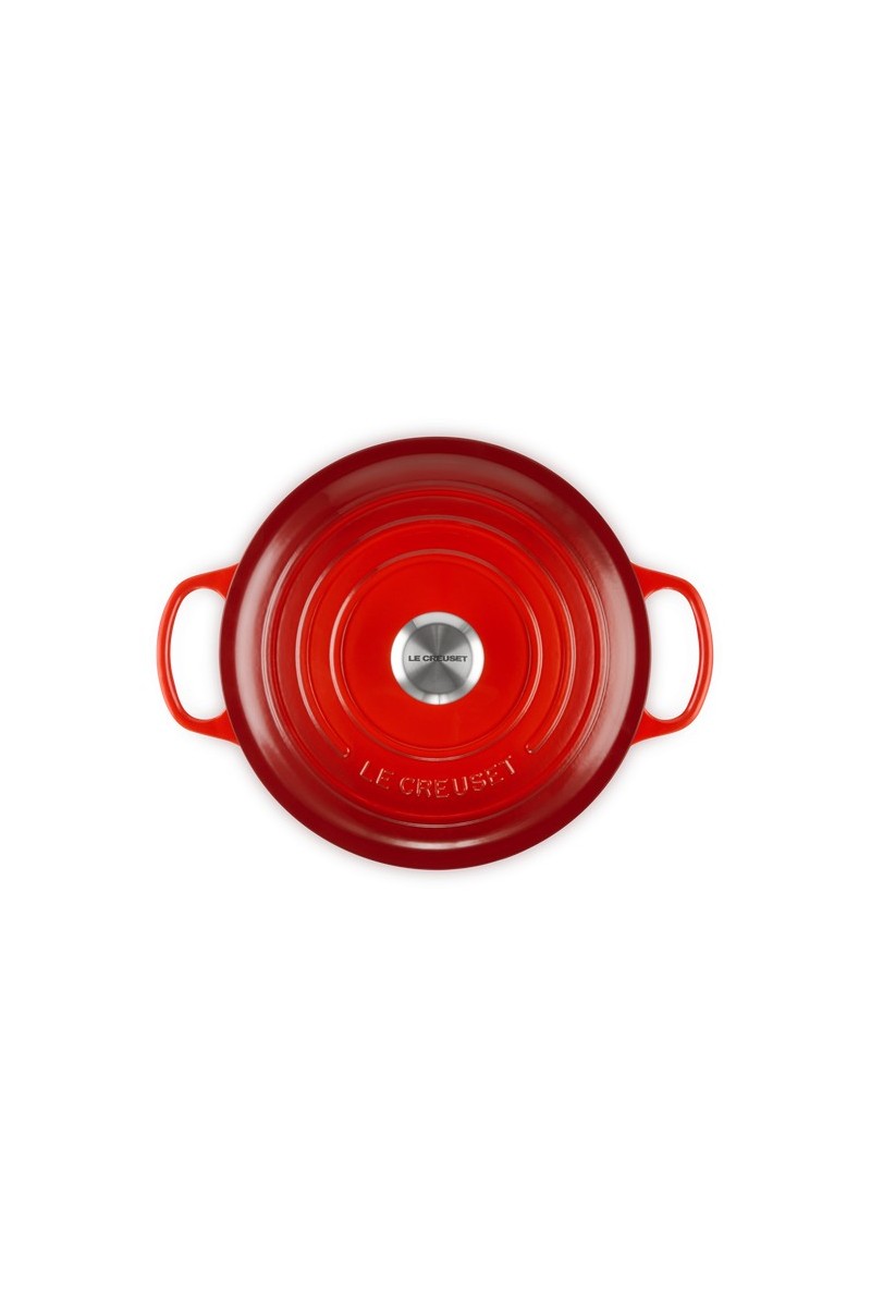 Le Creuset cocotte Braadpan Kersenrood 26cm - 5,3L