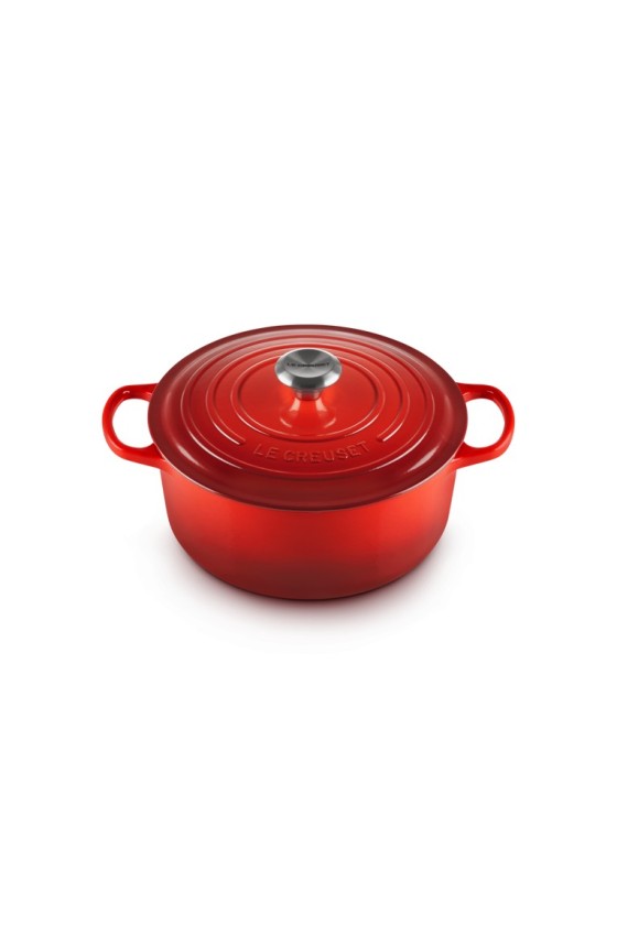 Le Creuset Signature braadpan 5,2 liter ø 26 cm gietijzer kersrood
