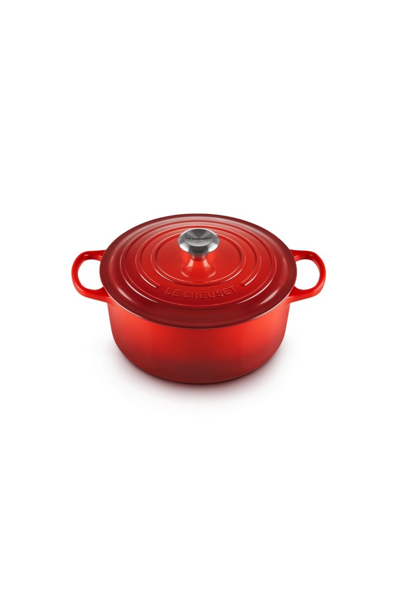 Le Creuset cocotte Braadpan Kersenrood 26cm - 5,3L
