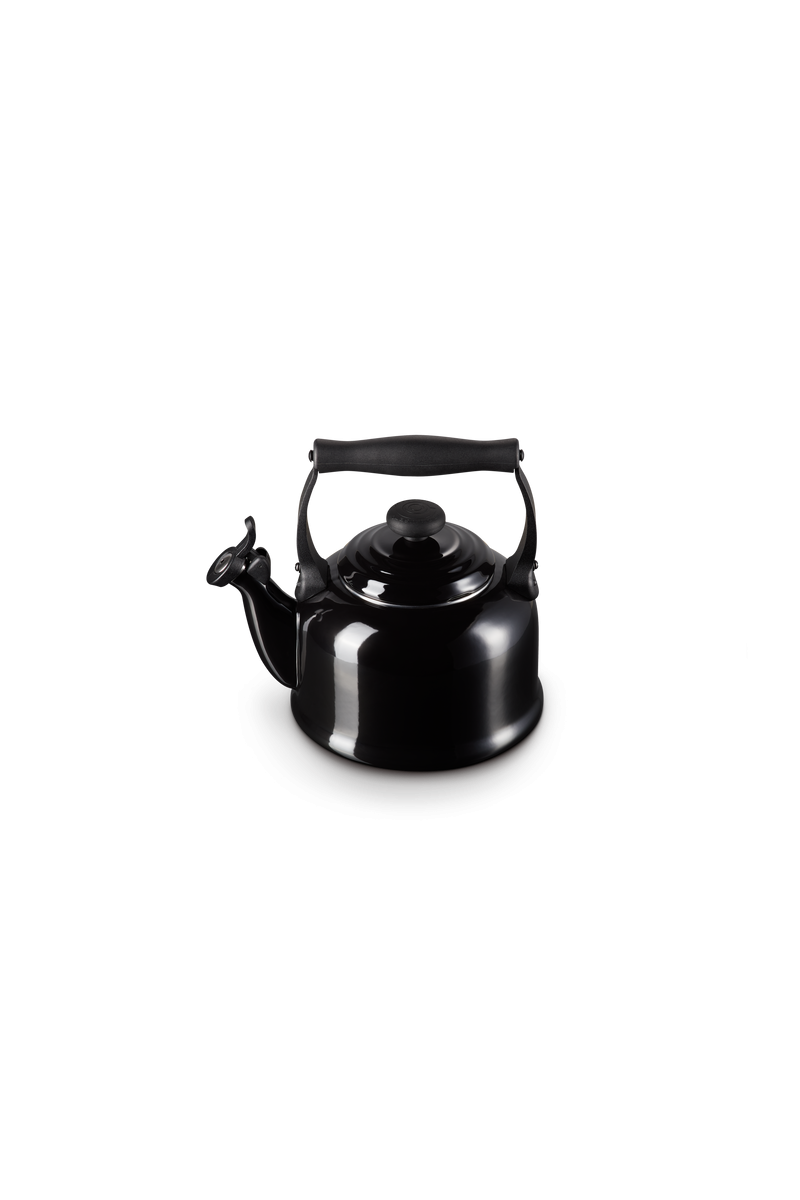 Le Creuset Fluitketel "Tradition" Black 1.2 liter