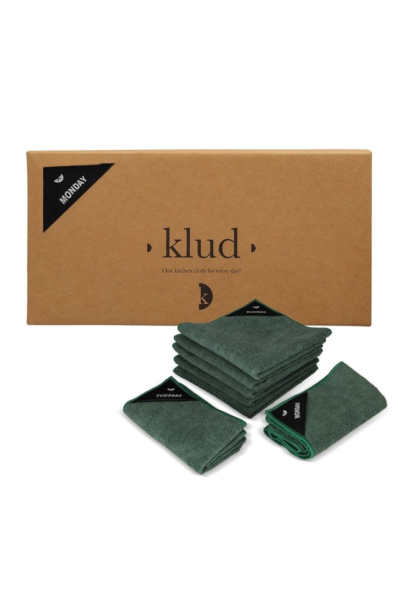 Klud Oily Groen Microvezel Vaatdoekjes