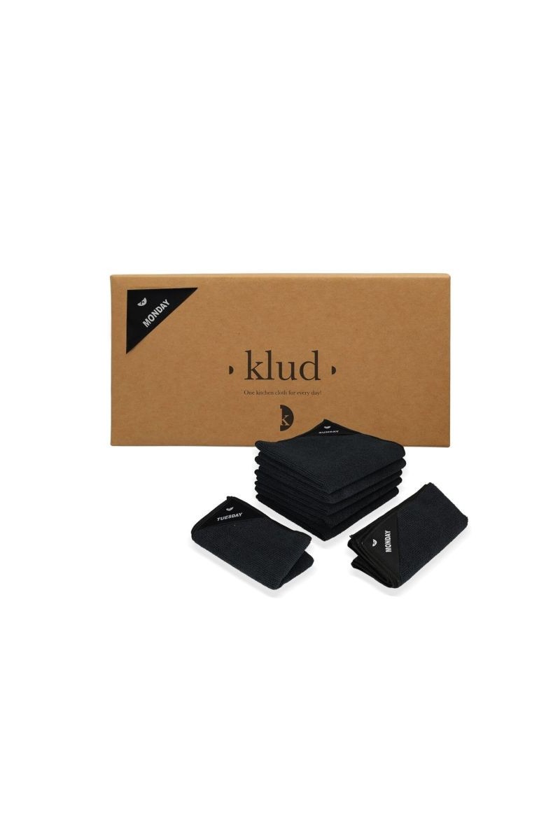 Klud Zwart Microvezel Vaatdoekjes