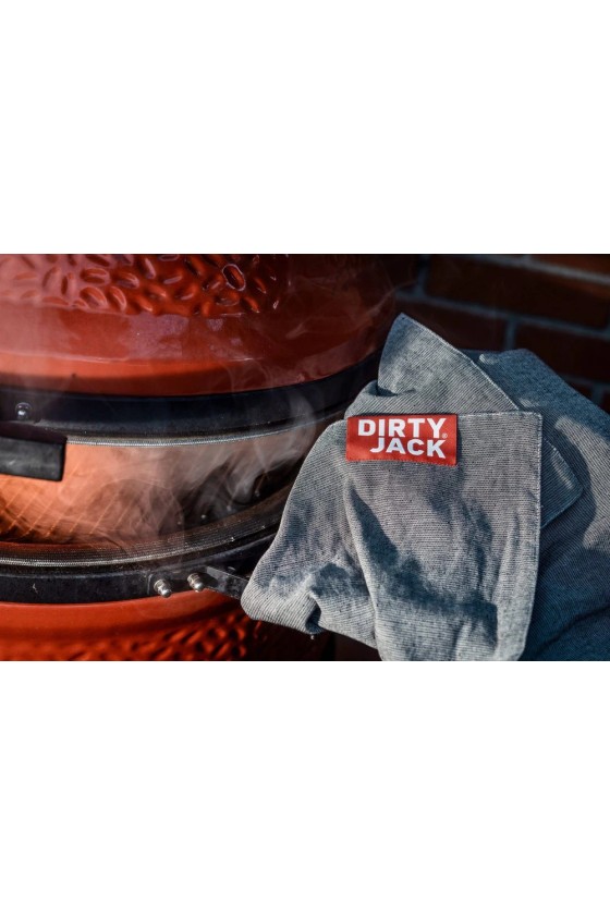 DIRTY JACK Kitchen Towel Charcoal - Red Label
