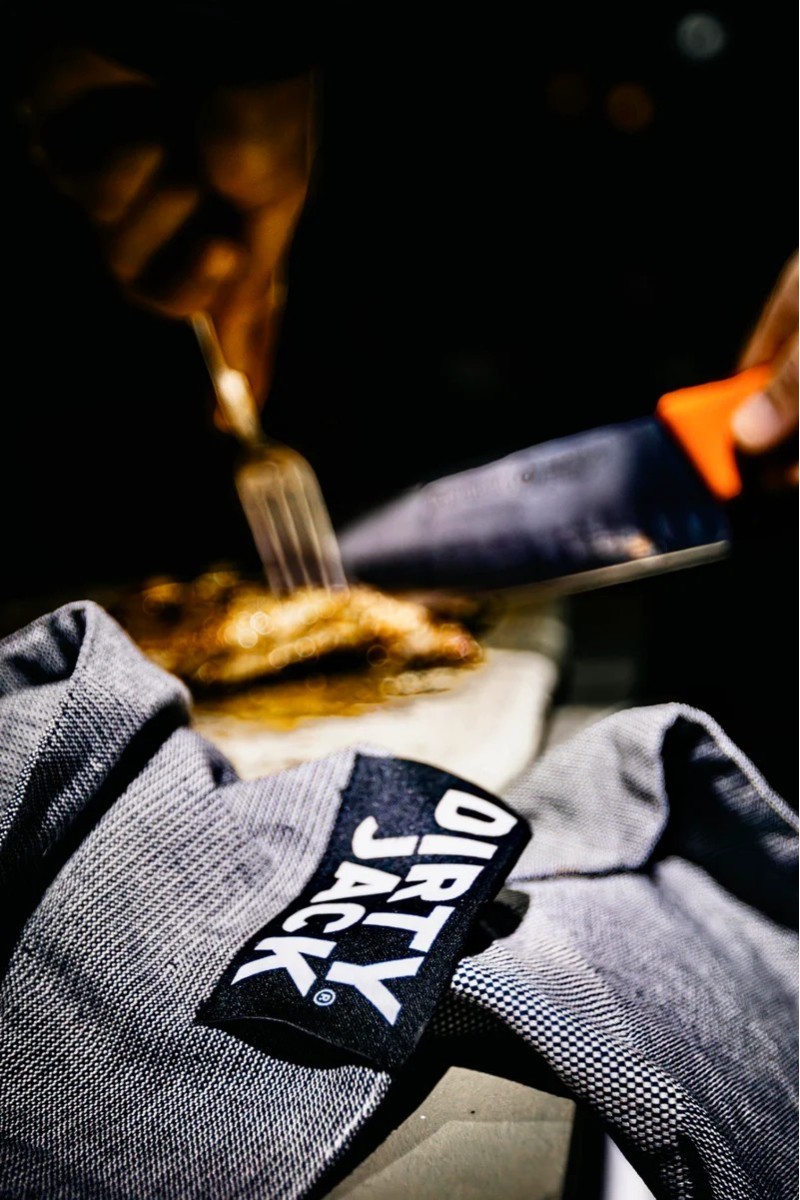 DIRTY JACK Kitchen Towel Charcoal - Black Label