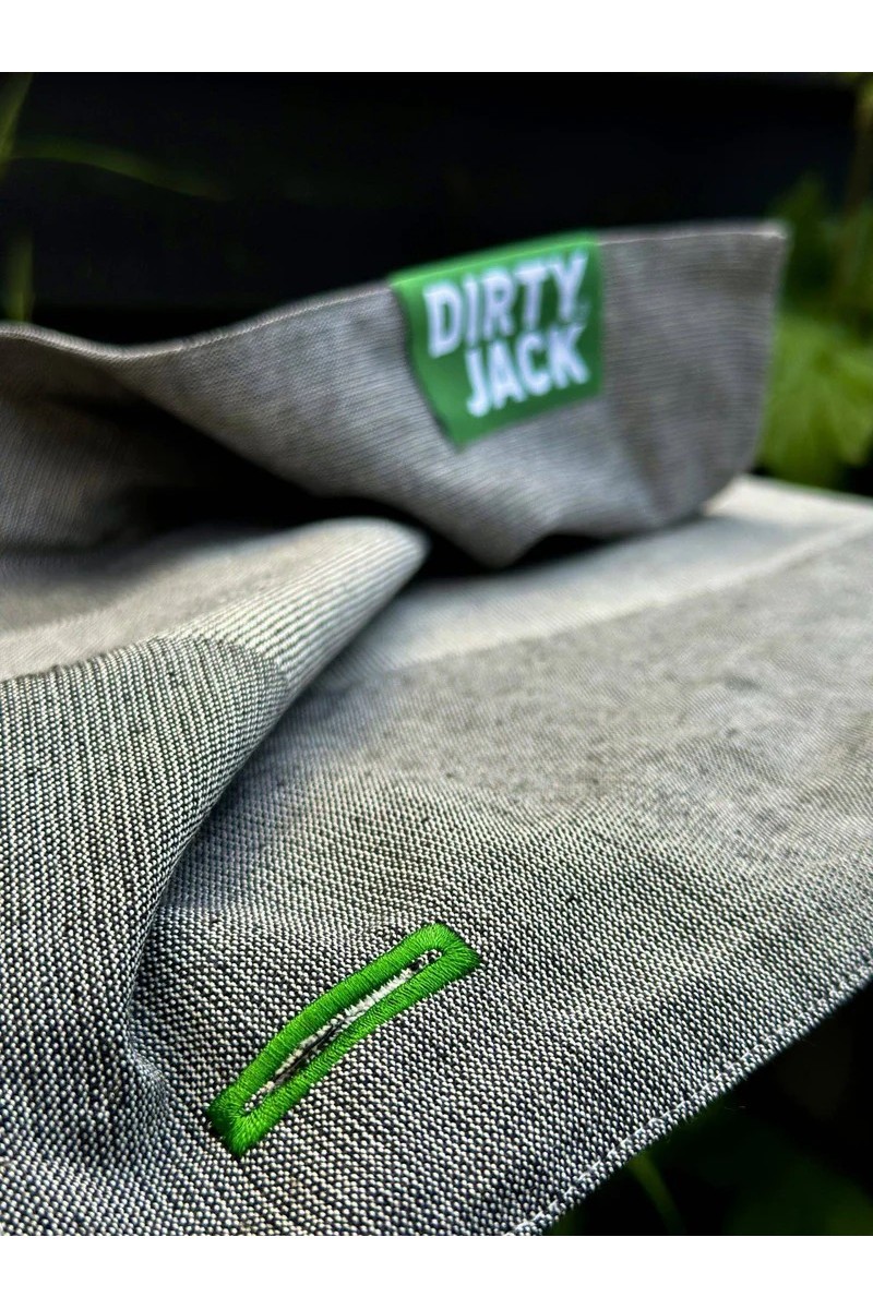 DIRTY JACK Kitchen Towel Charcoal - Green Label
