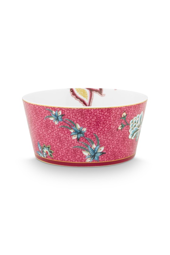Gift Set Bowls Oriental Flower Festival Dark Pink 12cm