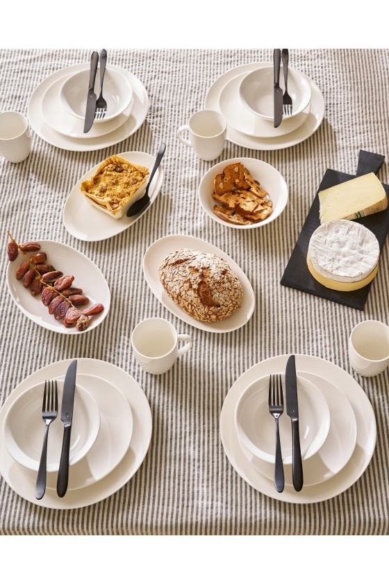 vtwonen Bestekset 18-delig mat zwart