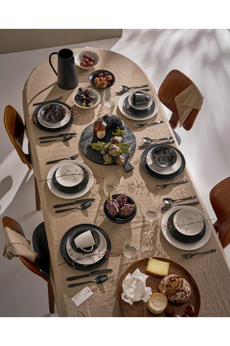 vtwonen Bestekset 18-delig mat zwart