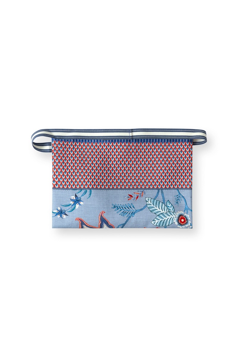 Pip Studio Flower Festival Blue Keukenschort Blauw