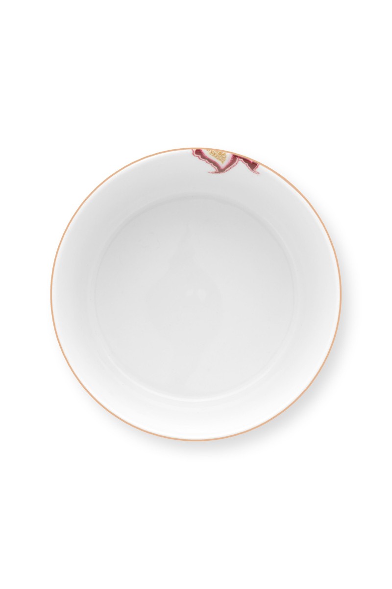 Pip Studio Gift Set Bowls and Chopsticks Oriental Flower Festival Dark Pink