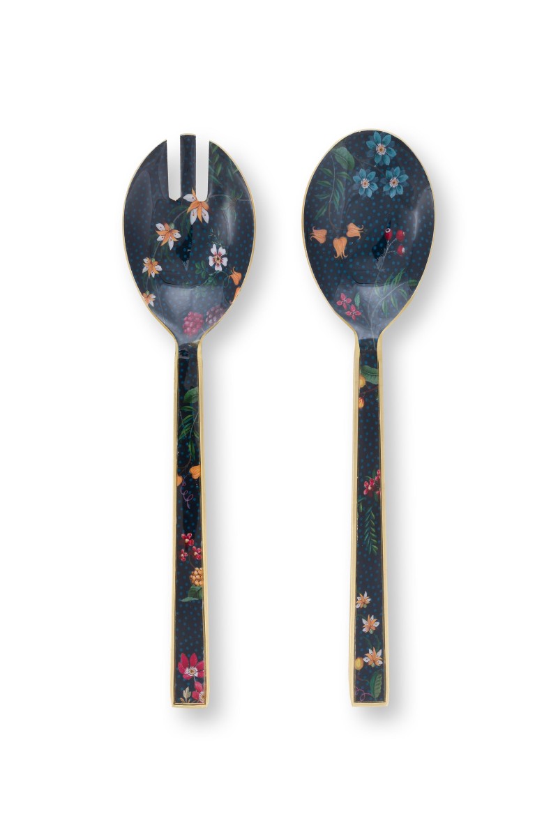 Pip Studio Salade Serveer 2-delige set Berry Blues 25cm