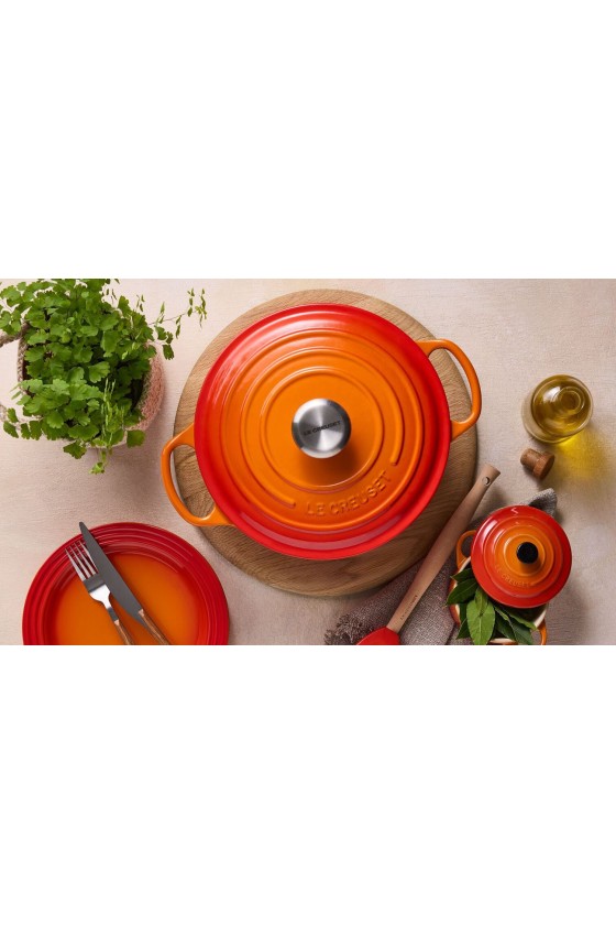 Le Creuset cocotte Braadpan Oranjerood 26cm - 5,3L