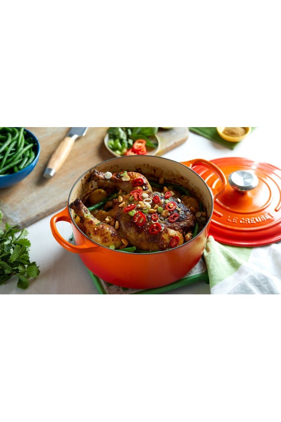 Le Creuset cocotte Braadpan Oranjerood 26cm - 5,3L