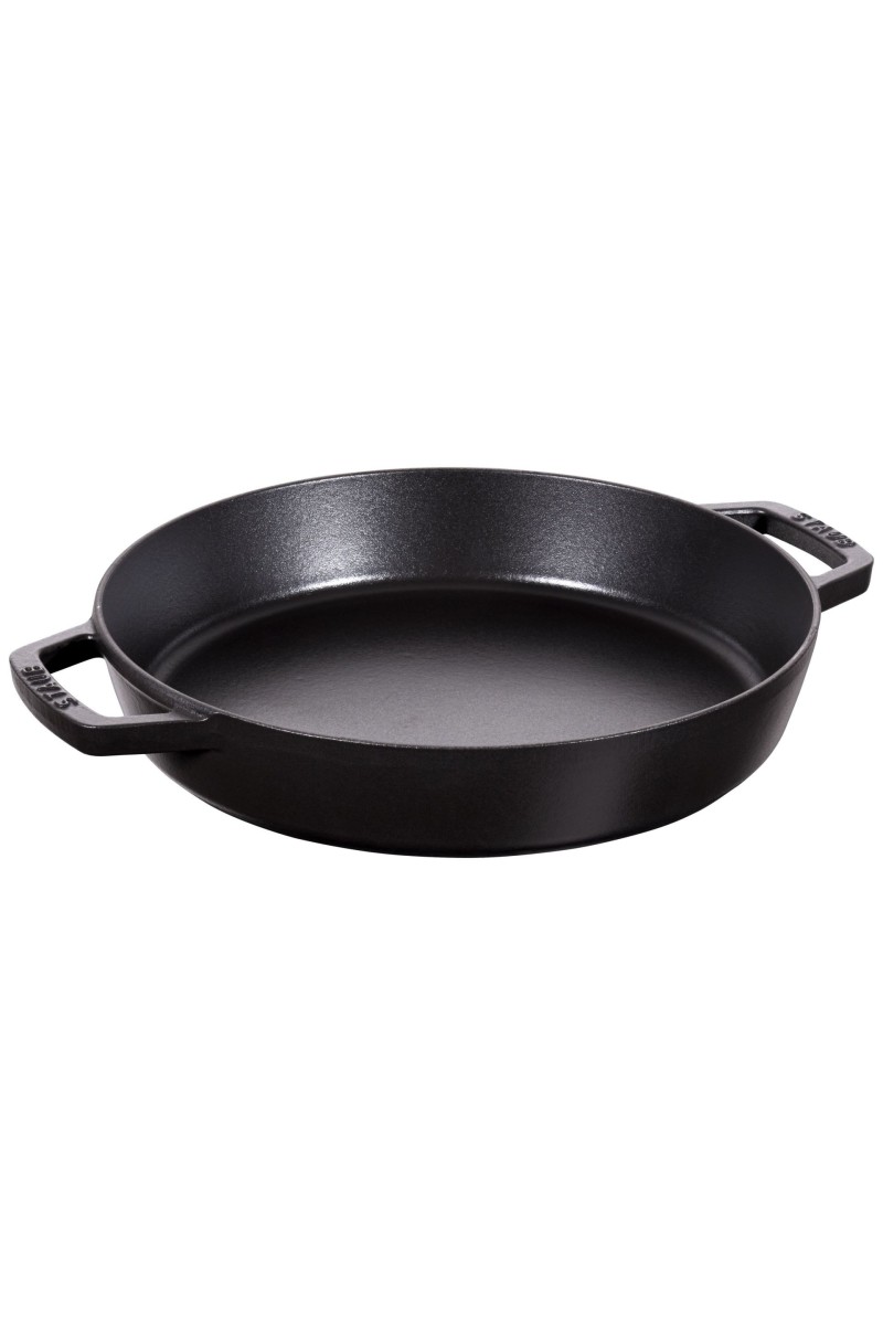 Staub Paellapan Zwart Gietijzer 34cm