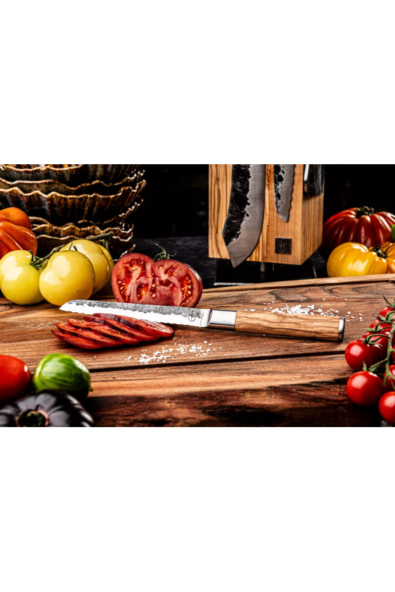 Forged Olive Universeelmes 12cm lemmet