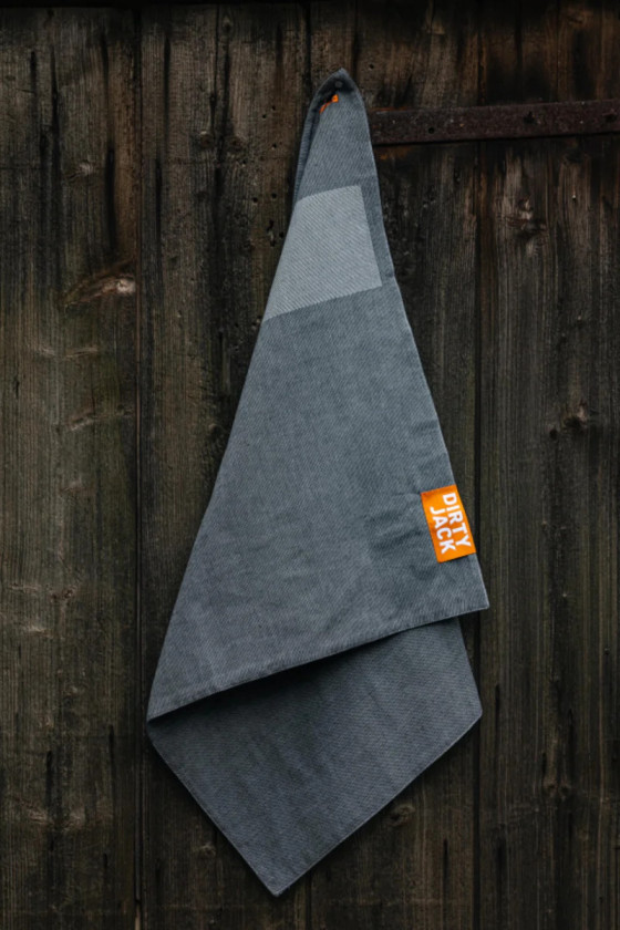DIRTY JACK Kookdoek Charcoal - Orange Label