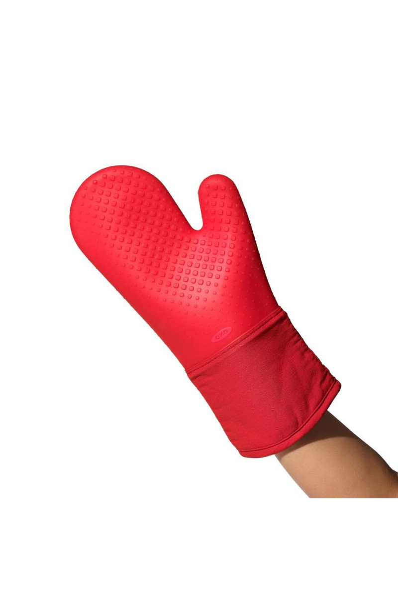 OXO Ovenwant siliconen, anti-slip rood