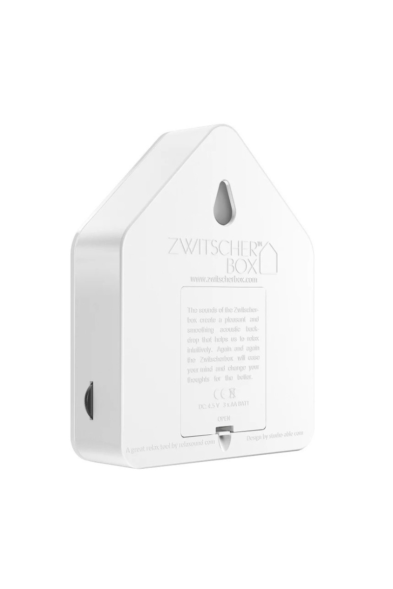 Relaxound Zwitscherbox Vogelhuisje White