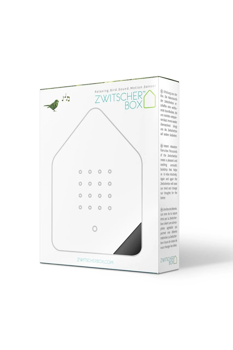 Relaxound Zwitscherbox Vogelhuisje Dark Black