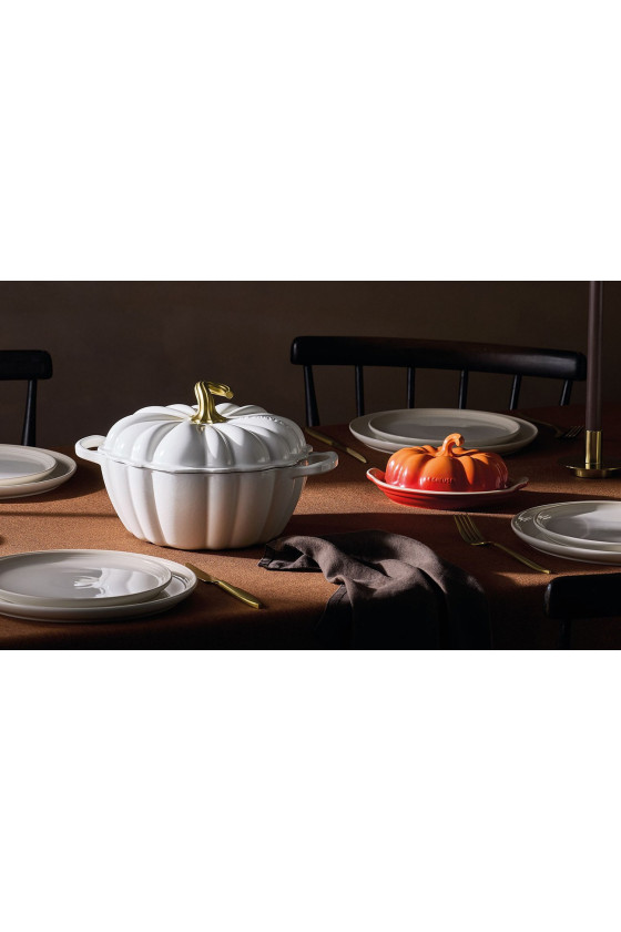 Le Creuset Braadpan "Pompoen" in Geëmailleerd Gietijzer