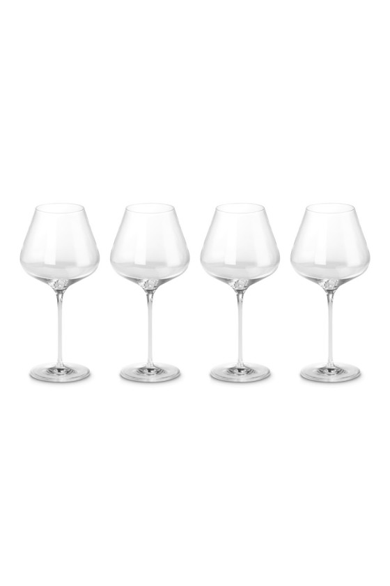 Le Creuset Rode Wijnglazen set van 4