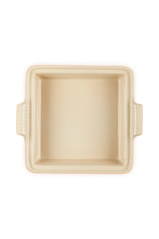 Le Creuset Heritage Ovenschaal met Deksel Vierkant, 23cm Oranjerood