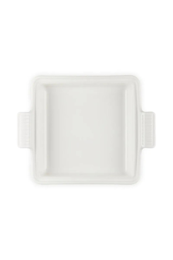 Le Creuset Heritage Ovenschaal met Deksel Vierkant, 23cm Meringue