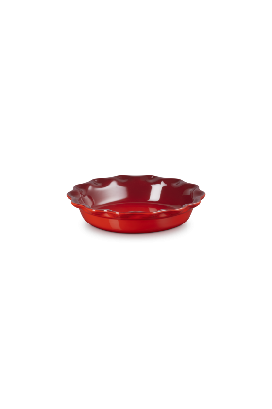 Le Creuset Heritage Deep Round Pie Dish, Cerise