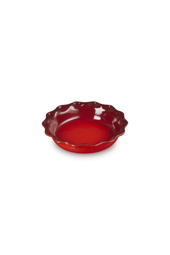 Le Creuset Heritage Deep Round Pie Dish, Cerise