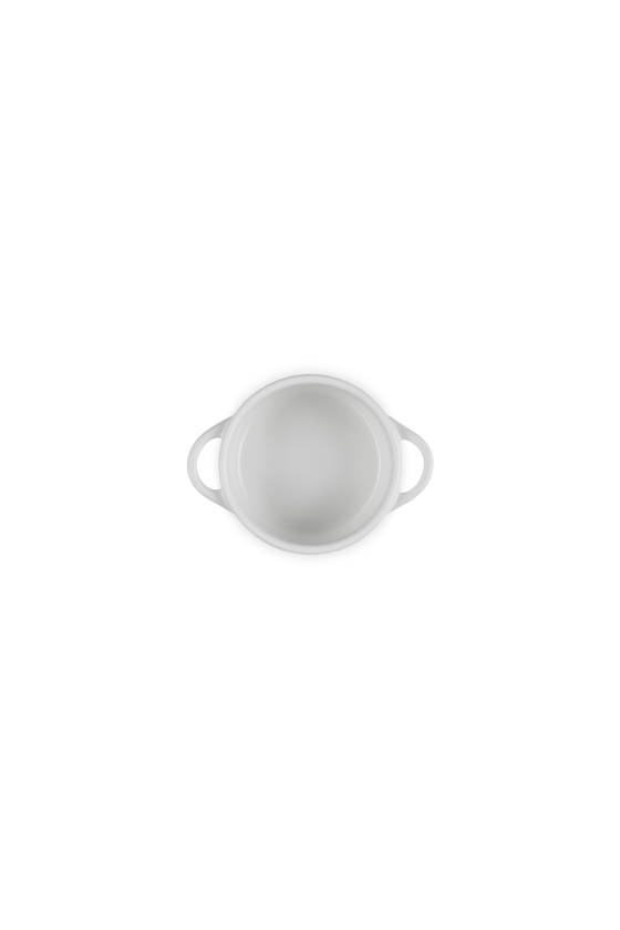 Le Creuset Mini Casserole Holly Collection, White, 10 cm