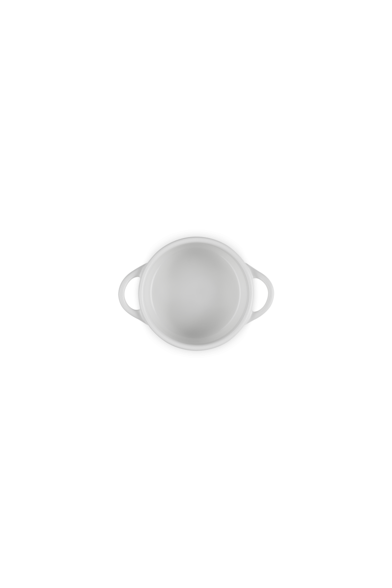 Le Creuset Mini Casserole Holly Collection, White, 10 cm