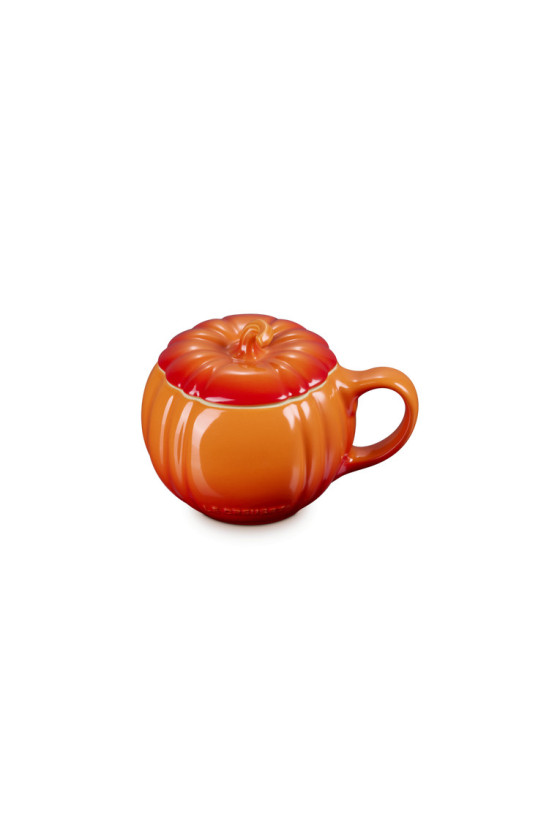 Le Creuset Pompoen Mok Cappuccino 0,4 liter Oranjerood