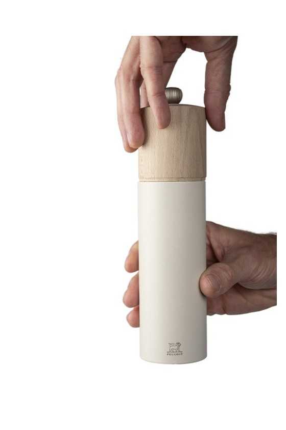 Peugeot Boreal manual salt mill 21cm feather white