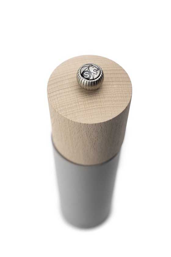 Peugeot Boreal manual salt mill 21cm pebble grey