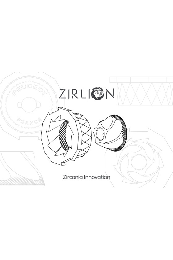 Peugeot Boreal Manuele zoutmolen 21cm bloembladroze
