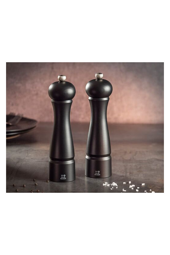 Peugeot Festival Pepermolen mat zwart hout 22cm