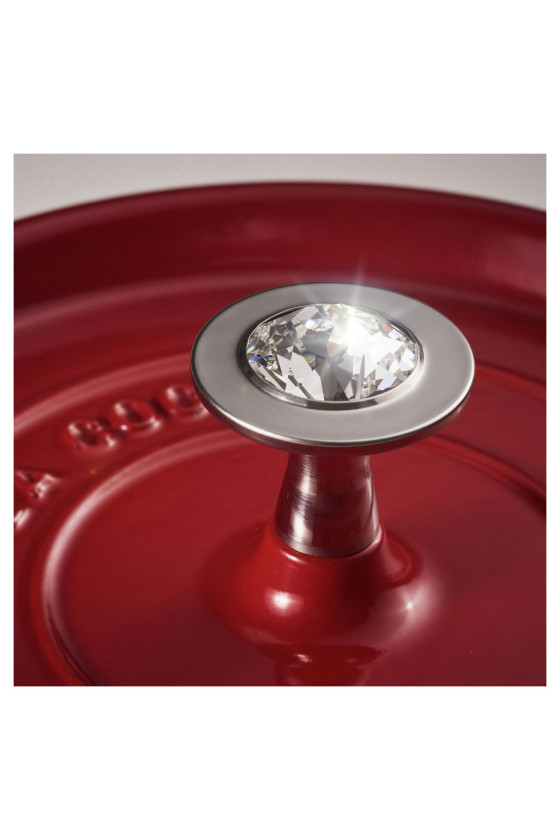 Staub Knop Swarovski voor alle Staub braadpannen