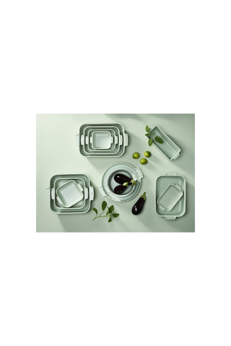 Peugeot Appolia Tartevorm Keramiek Saliegroen 28cm