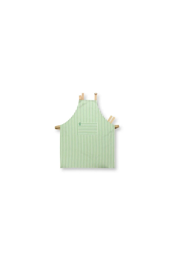 Pip Studio Stripes Keukenschort Licht Groen