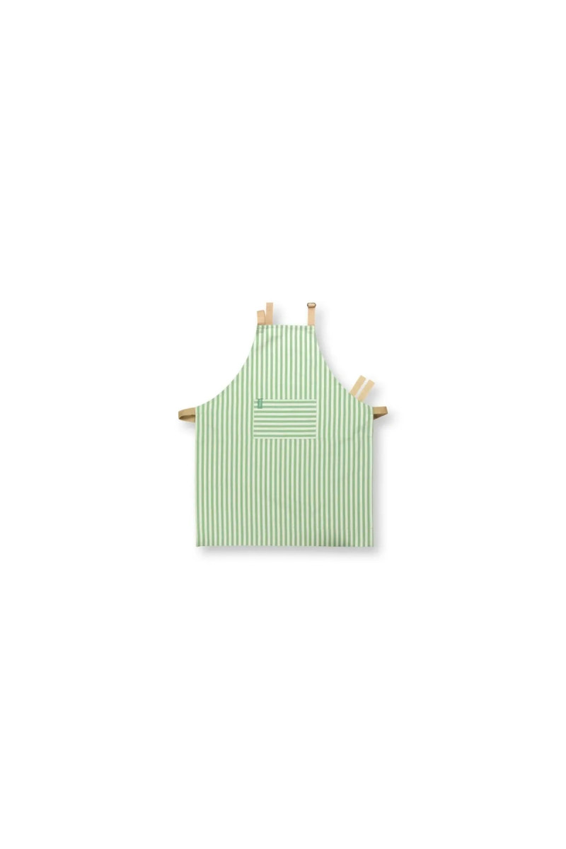 Pip Studio Stripes Keukenschort Licht Groen