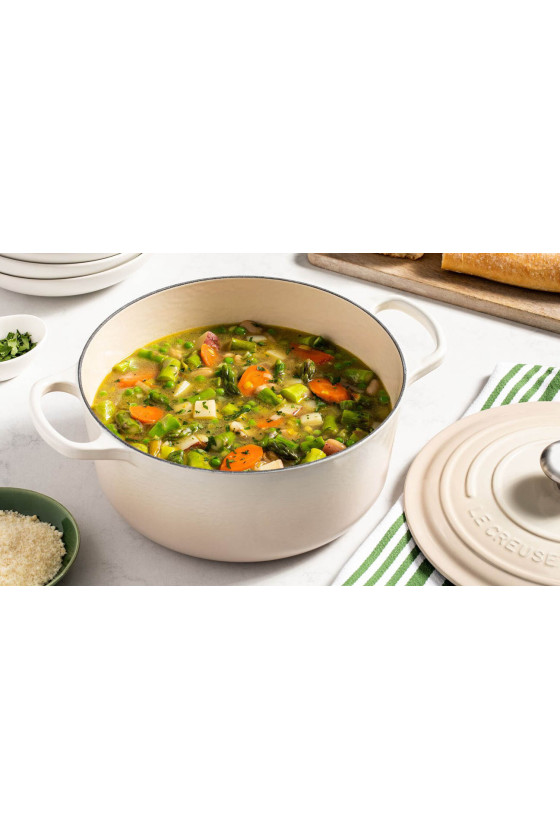 Le Creuset cocotte Braadpan Meringue 26cm - 5,3L