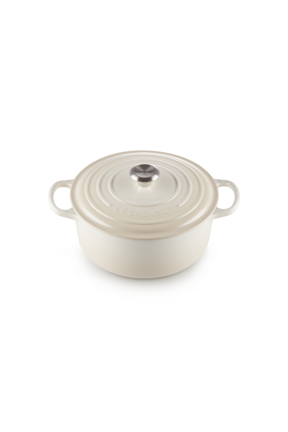 Le Creuset cocotte Braadpan Meringue 26cm - 5,3L
