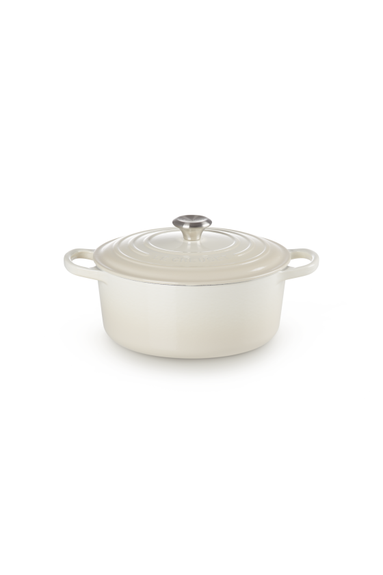 Le Creuset cocotte Braadpan Meringue 26cm - 5,3L