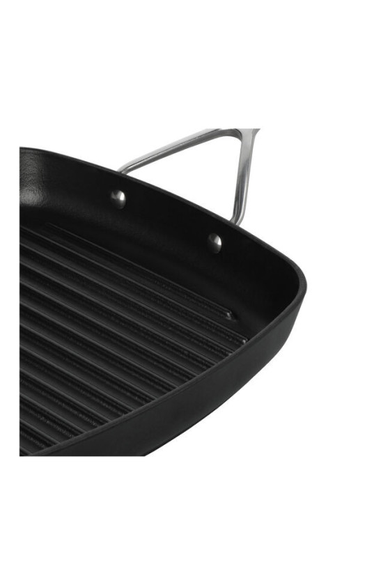 Demeyere 28x28cm cast iron grill pan – Specialties 5 matt black